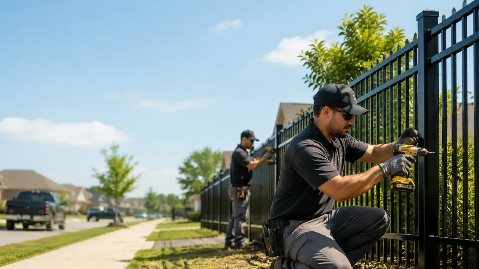 Metal Fence Installation in Centreville, VA